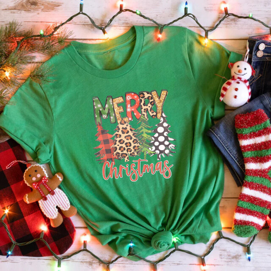 Merry Christmas 4 trees T-Shirt