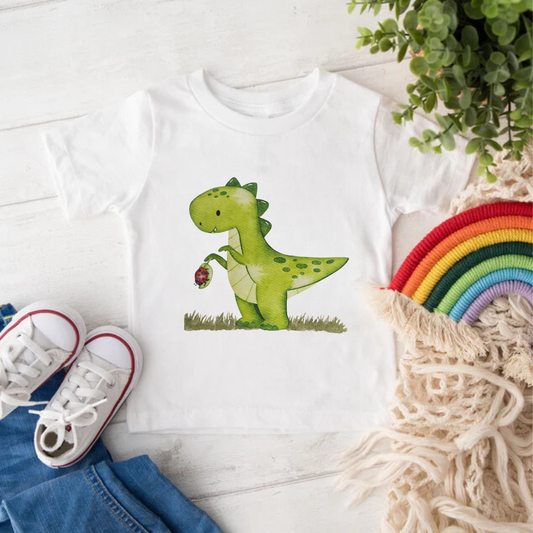 Toddler Dinosaur with Ladybug T-Shirt